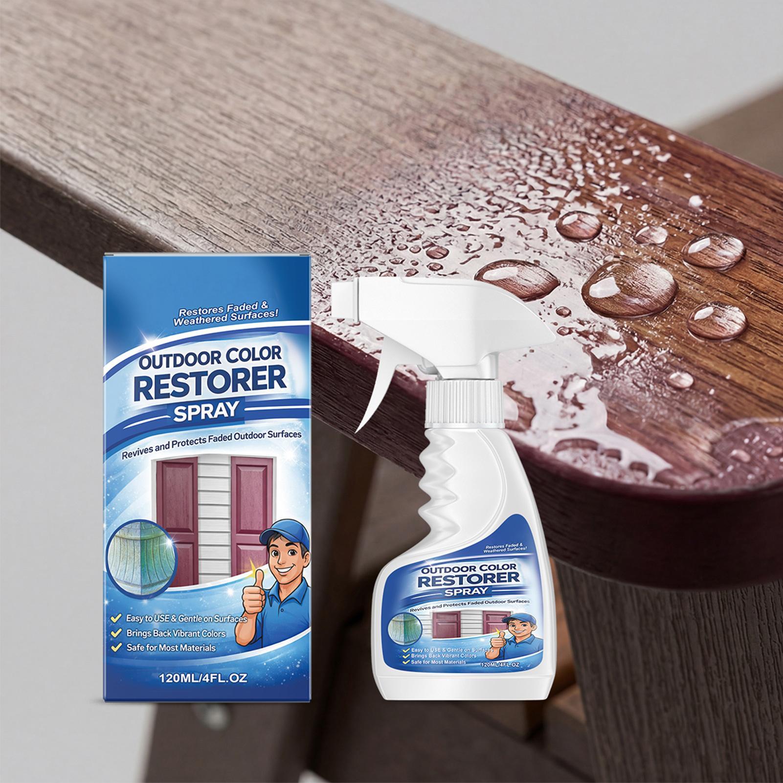 Outdoor Furniture Restoration - 120ml Rejuvenate Outdoor Color Restorer Long-Lasting