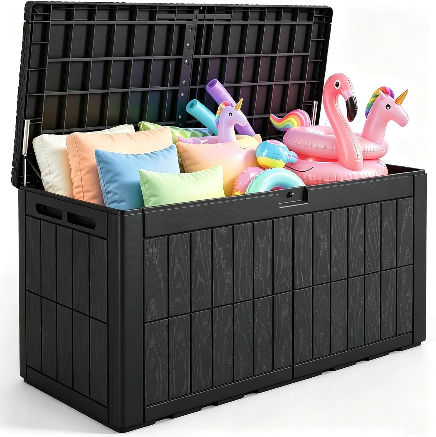 Outdoor Furniture Resin - 120 Gallon Large Outdoor Storage Box