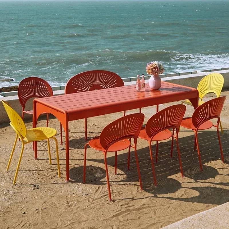 Outdoor Furniture Yellow - Yellow Industrial Bar Stools Nordic Outdoor