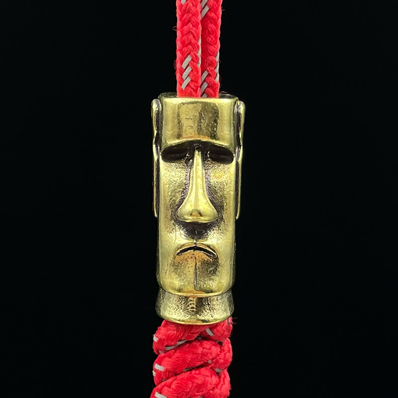 Outdoor Furniture Umbrella - Brass Easter Island Stone Watchman Knife