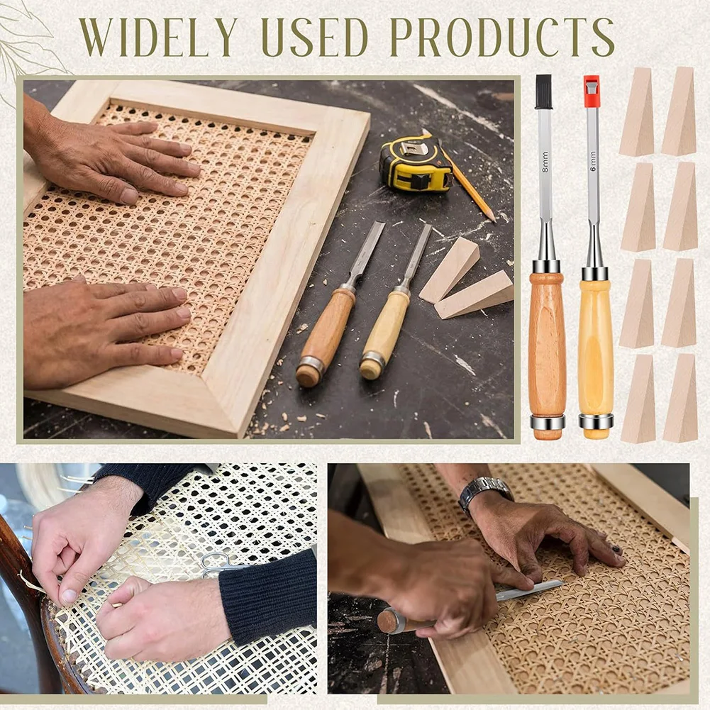Outdoor Furniture Restoration - 12-Piece Rattan Repair Kit Restore Furniture