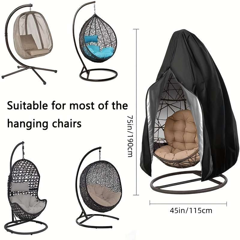 Hanging Egg Chair - Waterproof Anti-UV Heavy Duty Patio Hanging