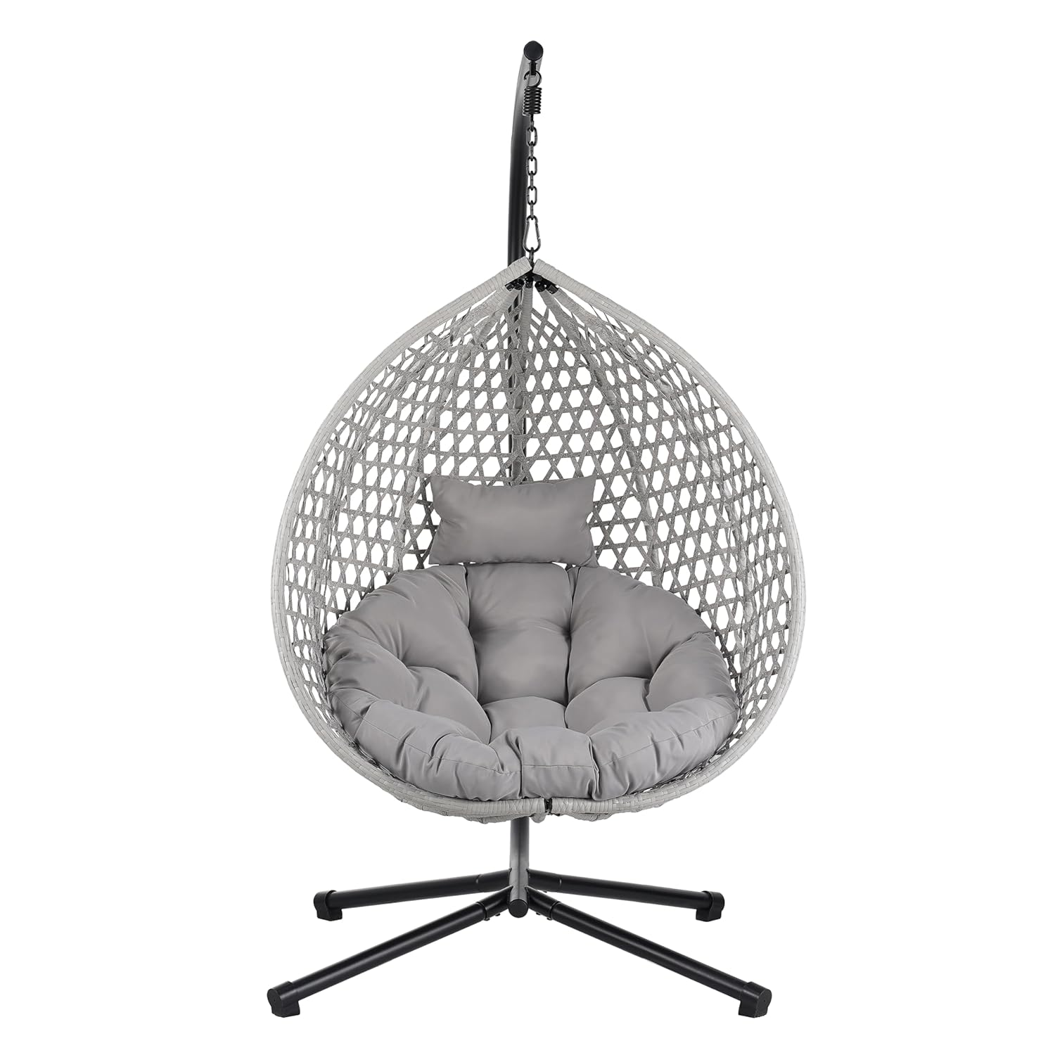 Foldable HDPE Rattan Hanging E - Hanging Egg Chair ulasan dan harga