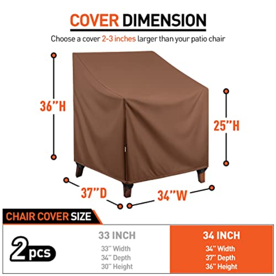 Waterproof Patio Chair Covers, - Outdoor Furniture Lounge ulasan dan harga
