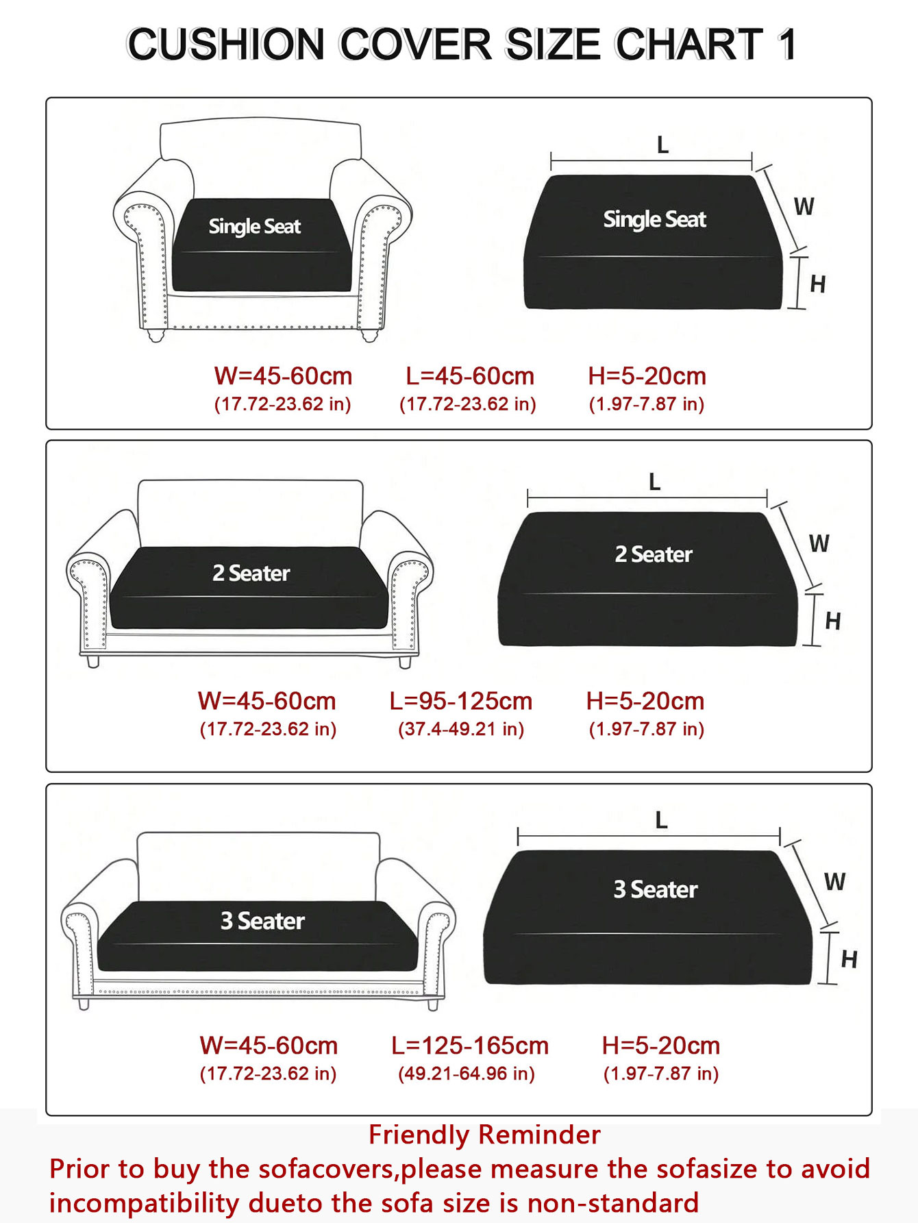 1pc Waterproof Sofa Cushion Co - Outdoor Furniture Varnish ulasan dan harga