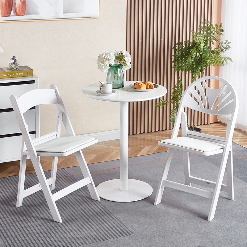Foldable Chair Plastic Banquet - Outdoor Furniture Resin ulasan dan harga