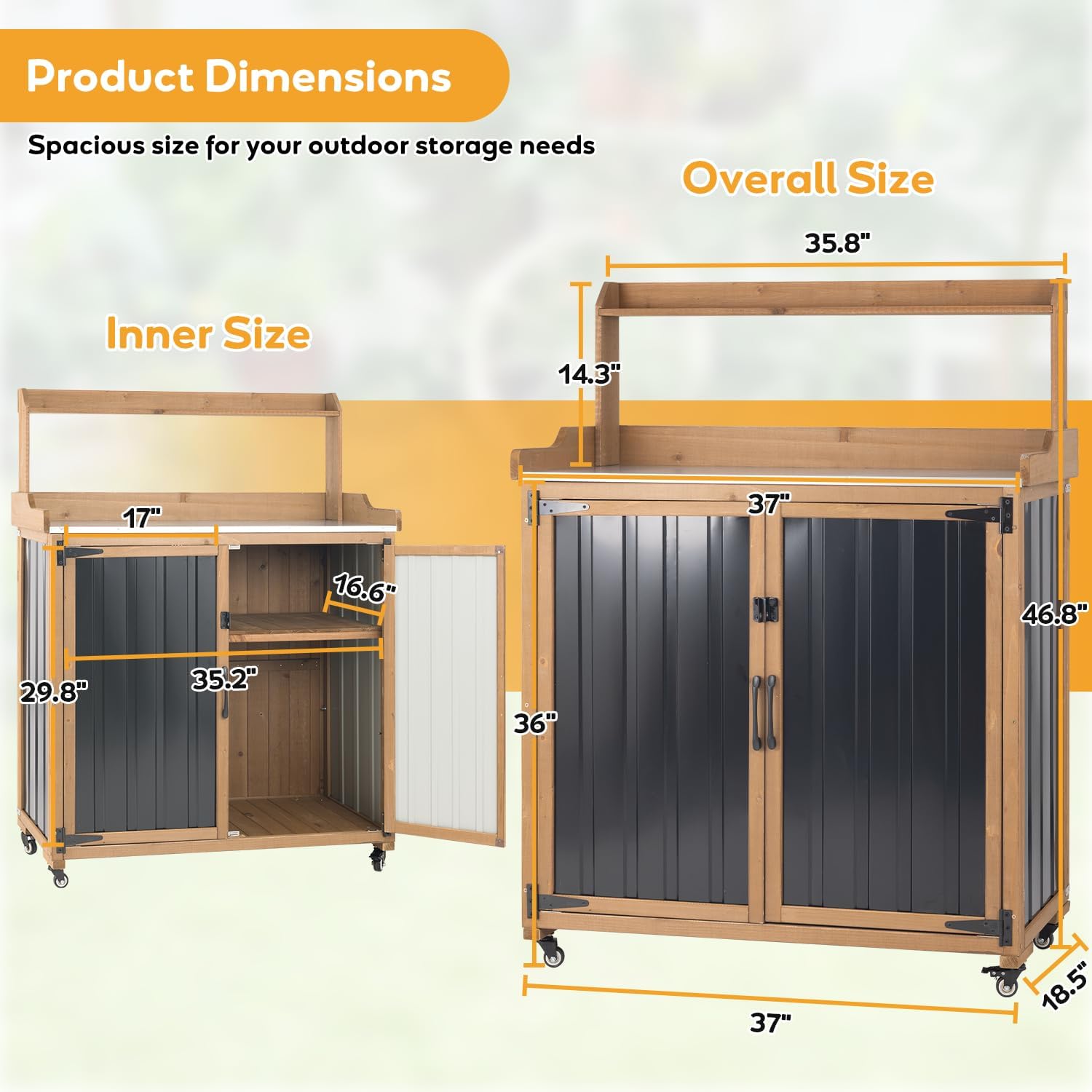 Potting Bench Table Outdoor St - Garden Bench Metal ulasan dan harga