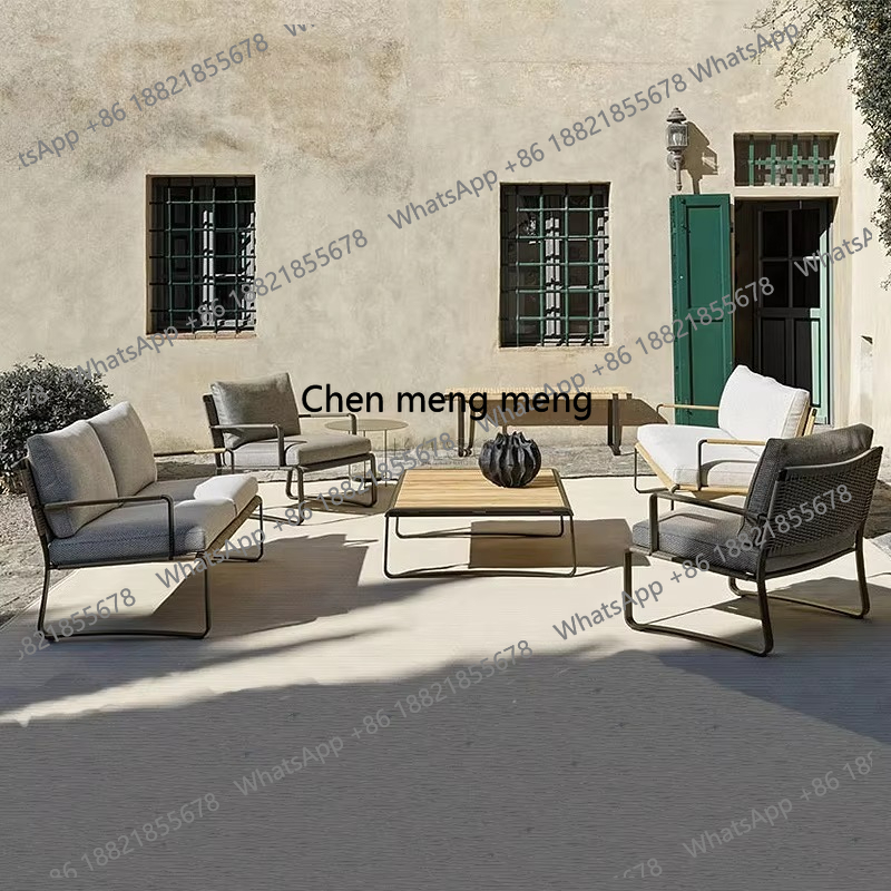 Outdoor Woven Sofa Set Corner  - Outdoor Furniture Restoration ulasan dan harga