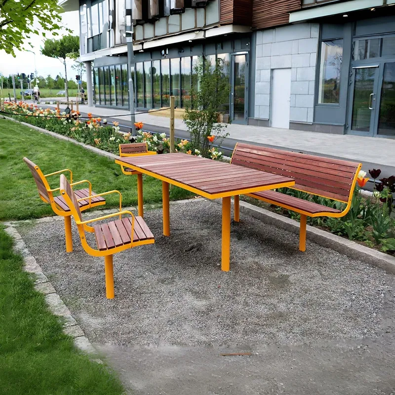 for Outdoor Park Table and Cha - Outdoor Furniture Yellow ulasan dan harga