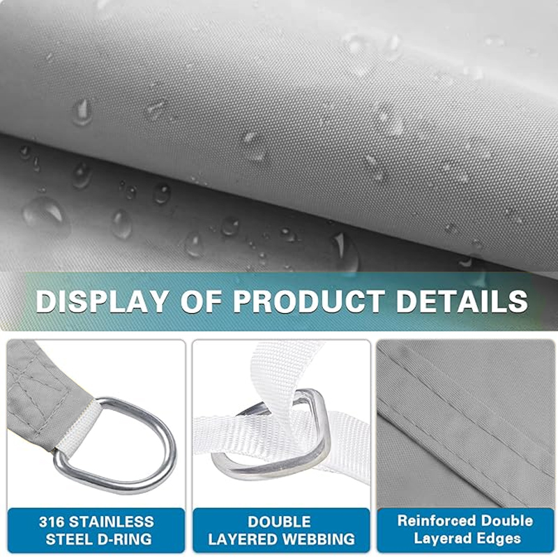Waterproof Sun Shelter Sunshad - Sun Sail Shade ulasan dan harga