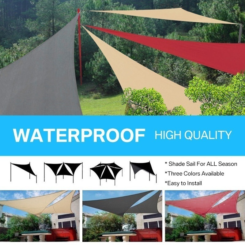 Waterproof Triangle Sun Shade  - Sun Sail Shade ulasan dan harga