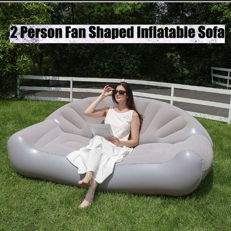 Fan Shaped Inflatable Sofa 2 P - Outdoor Furniture Lounge ulasan dan harga