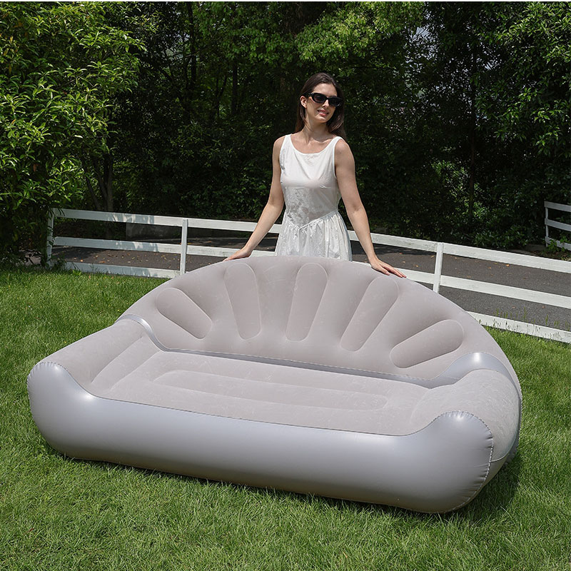 Fan Shaped Inflatable Sofa 2 P - Outdoor Furniture Lounge ulasan dan harga