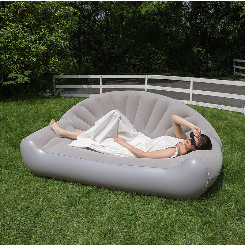 Fan Shaped Inflatable Sofa 2 P - Outdoor Furniture Lounge ulasan dan harga