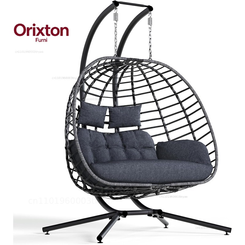 Double Egg Swing Chair with St - Hanging Egg Chair ulasan dan harga
