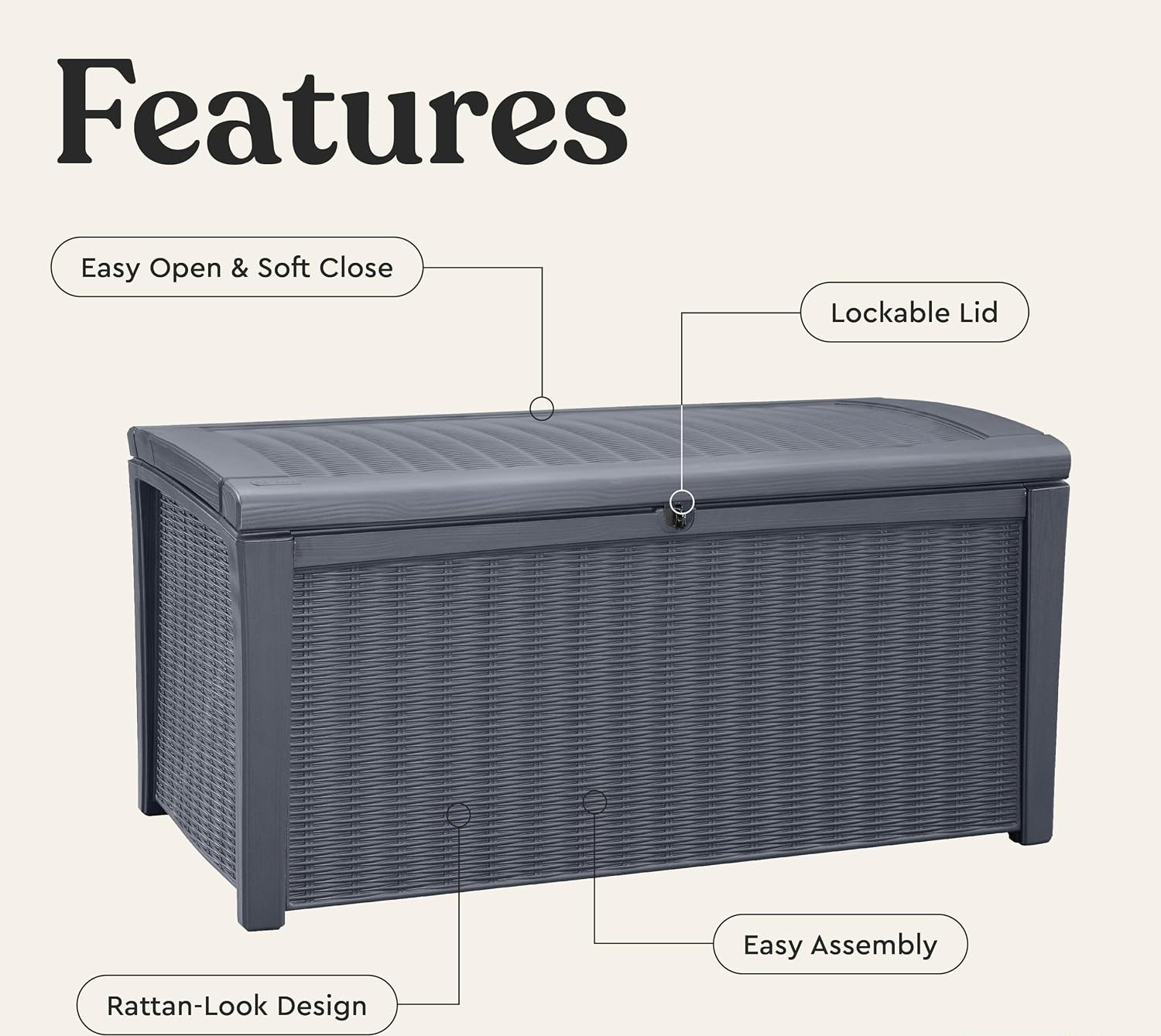 110 Gallon Outdoor Storage Dec - Outdoor Furniture Resin ulasan dan harga