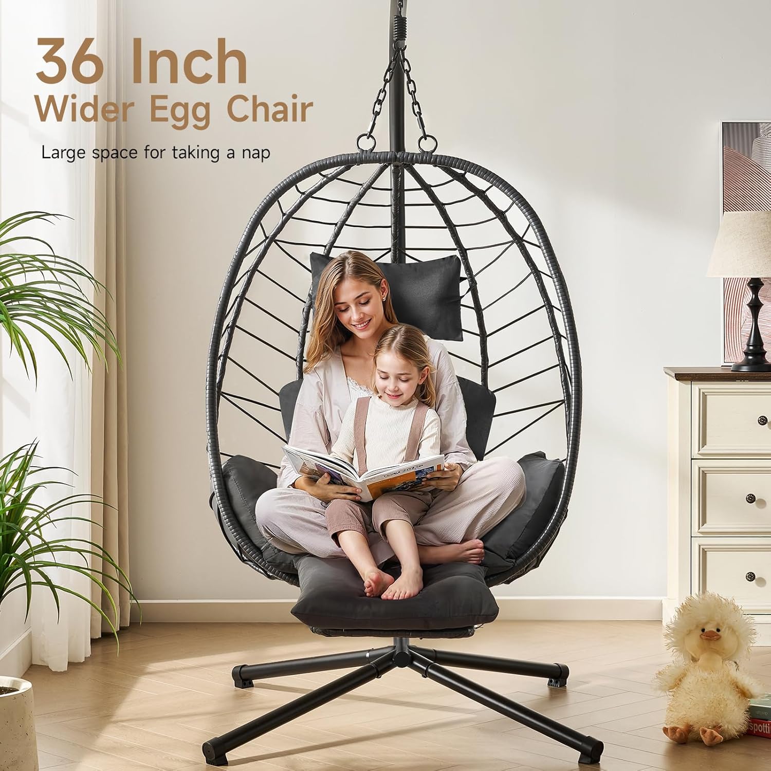 Hanging Egg Chair with Adjusta - Hanging Egg Chair ulasan dan harga