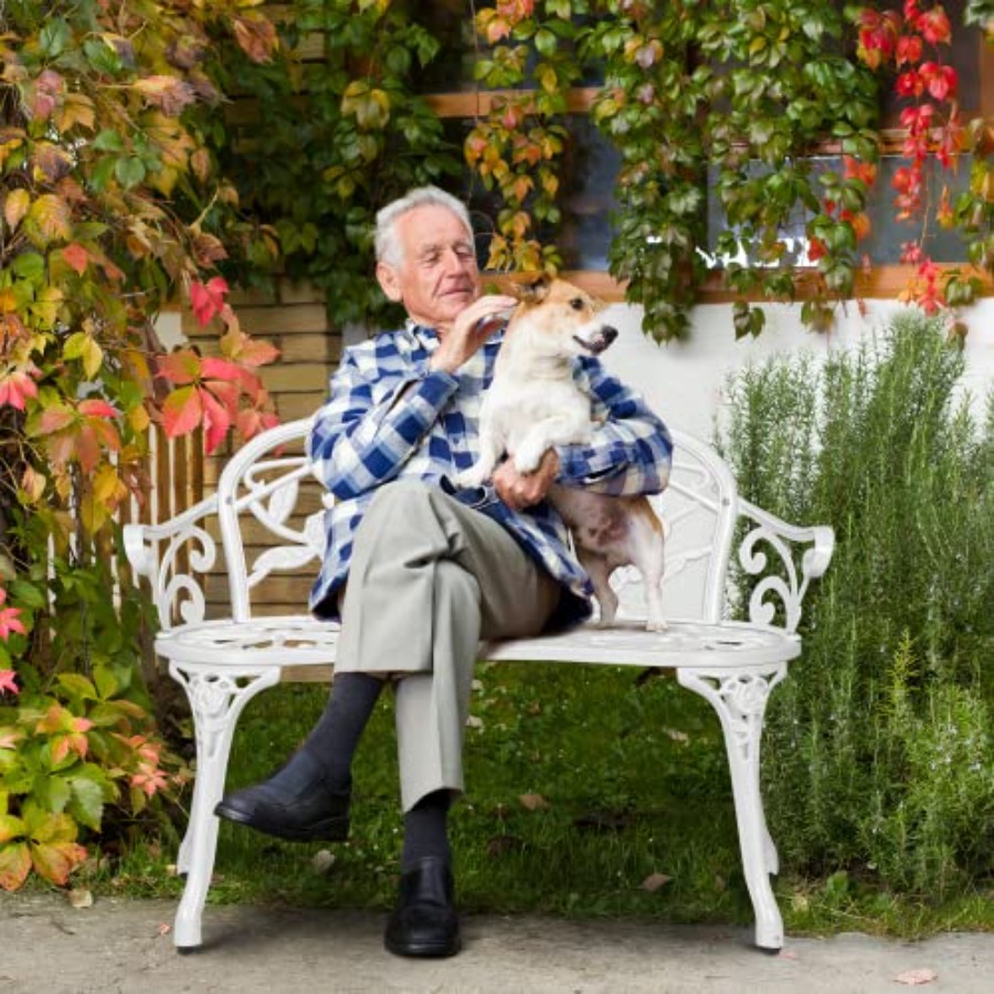 Patio Park Garden Outdoor Meta - Garden Bench Metal ulasan dan harga