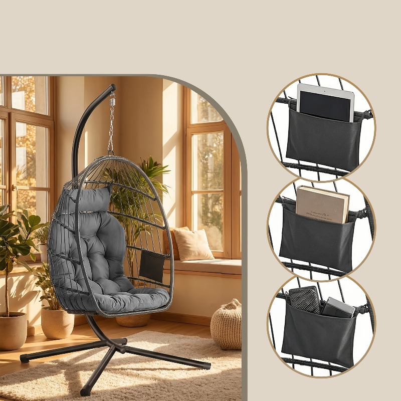 Hanging Egg Chair with Stand – - Hanging Egg Chair ulasan dan harga