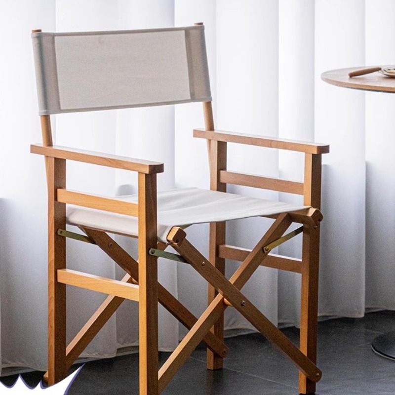Nordic Teak Folding Director's - Outdoor Furniture Lounge ulasan dan harga