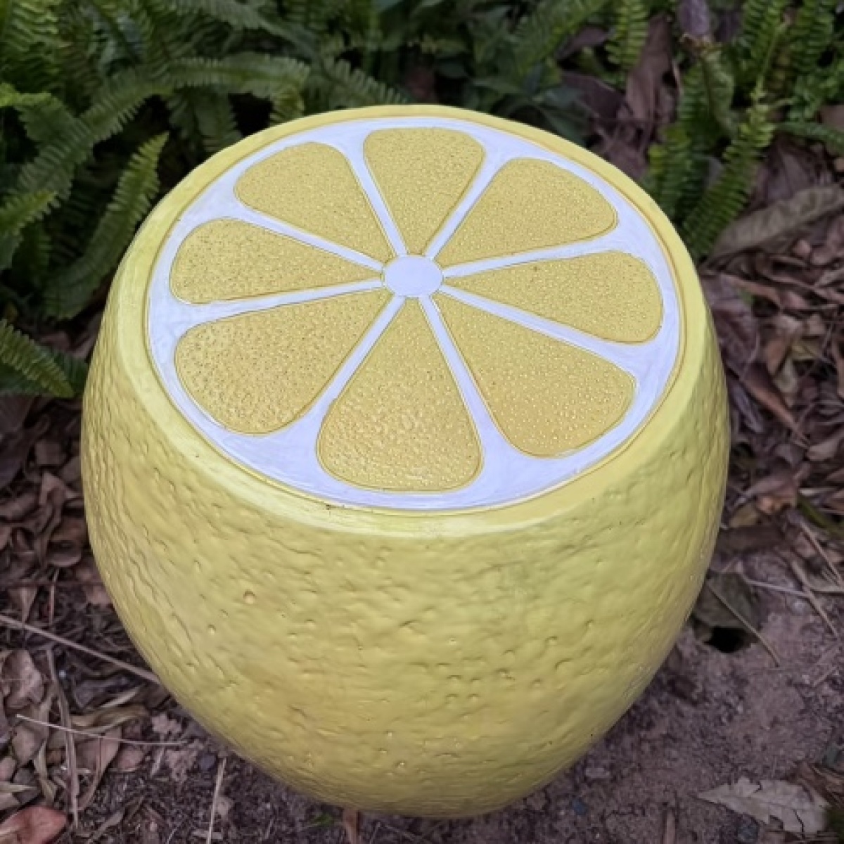 Yellow Lemon Fruit Stool, 14