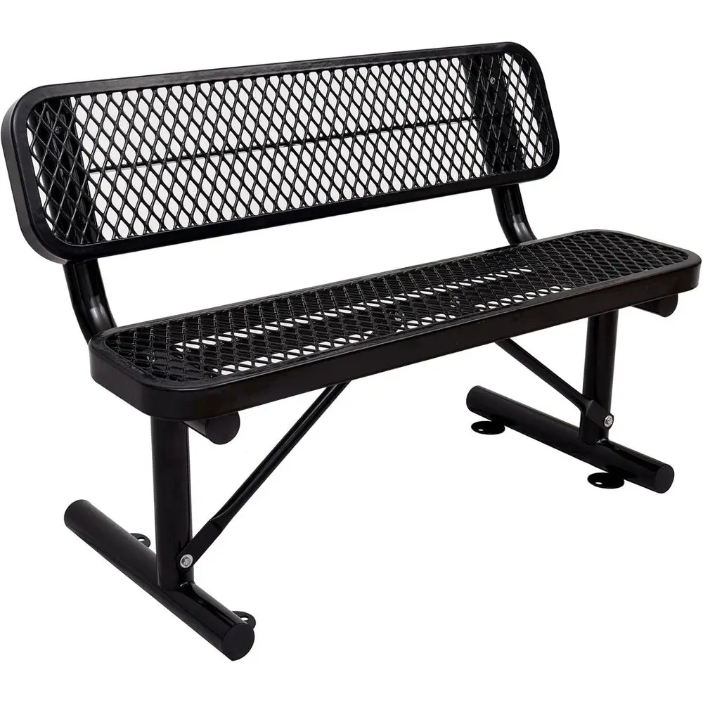 Heavy-Duty Outdoor Metal Bench - Garden Bench Metal ulasan dan harga