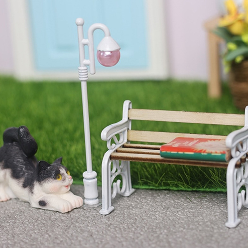 2Pcs/Set 1:12 Dollhouse Miniat - Outdoor Furniture Resin ulasan dan harga
