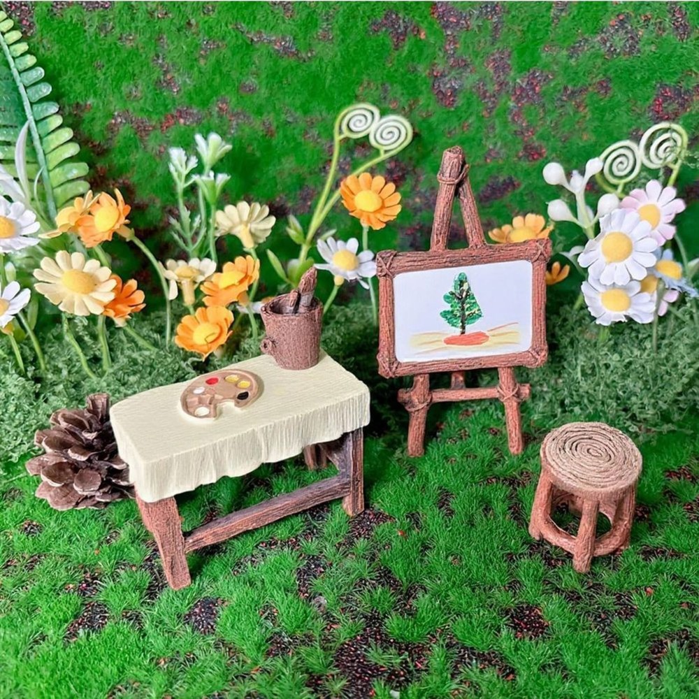 WORTHOWN-Fairy Garden,Miniatur - Outdoor Furniture Resin ulasan dan harga