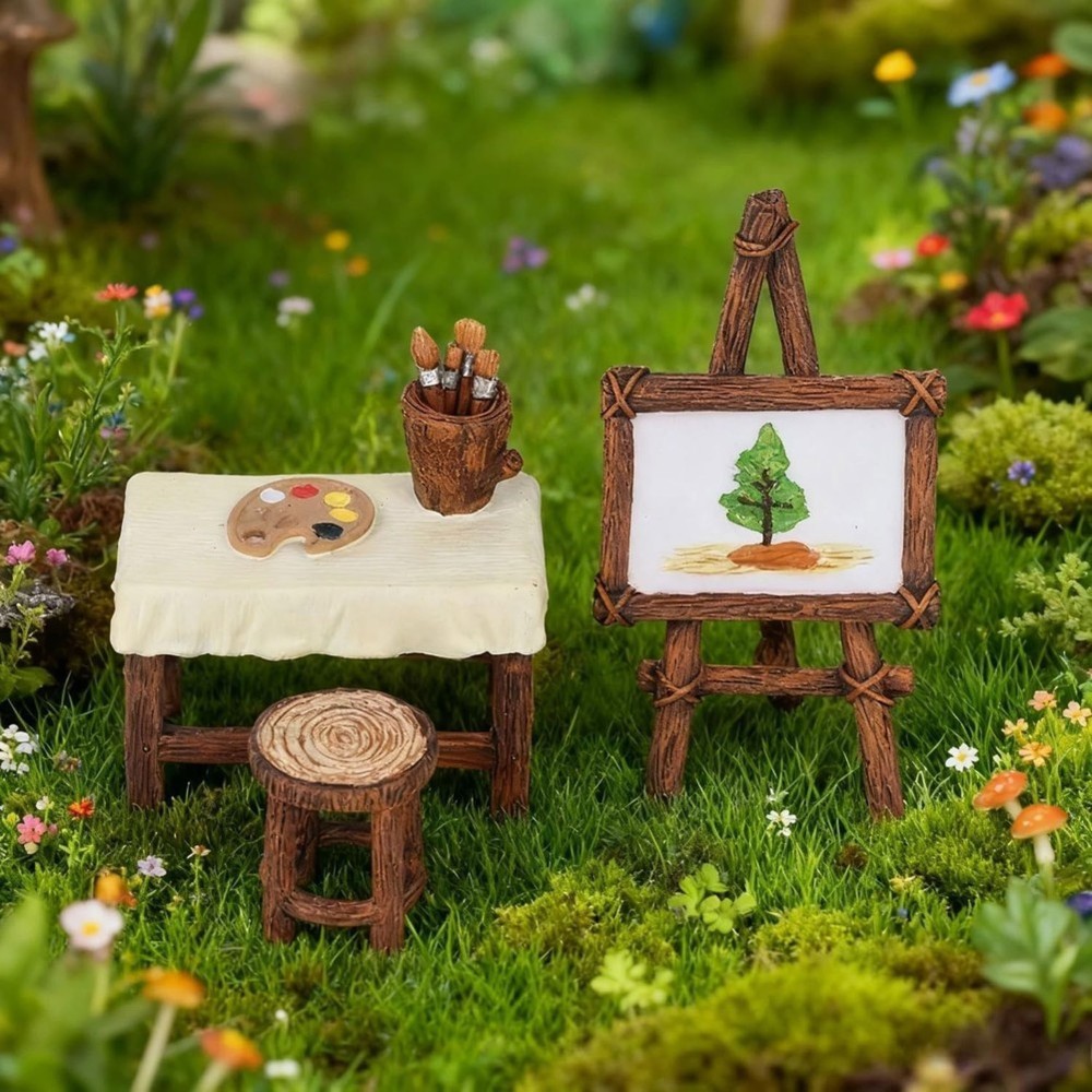 WORTHOWN-Fairy Garden,Miniatur - Outdoor Furniture Resin ulasan dan harga