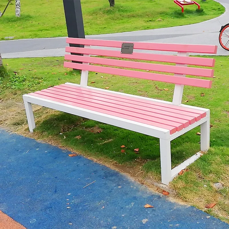 Outdoor Anticorrosive Wood Par - Garden Bench Metal ulasan dan harga