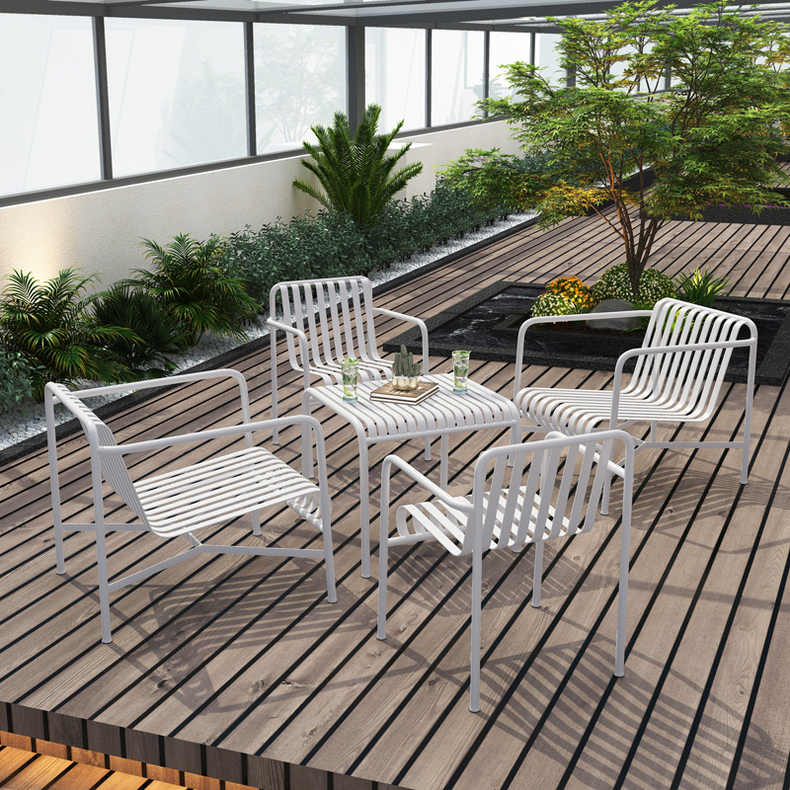 Nordic Outdoor Furniture Metal - Outdoor Furniture Set Sale ulasan dan harga