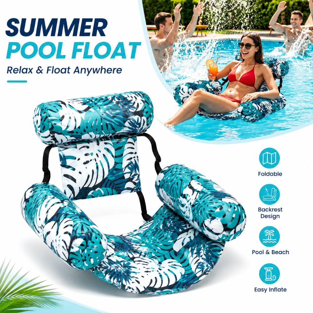 Heavy Duty Blow Up Pool Chair  - Outdoor Furniture Lounge ulasan dan harga