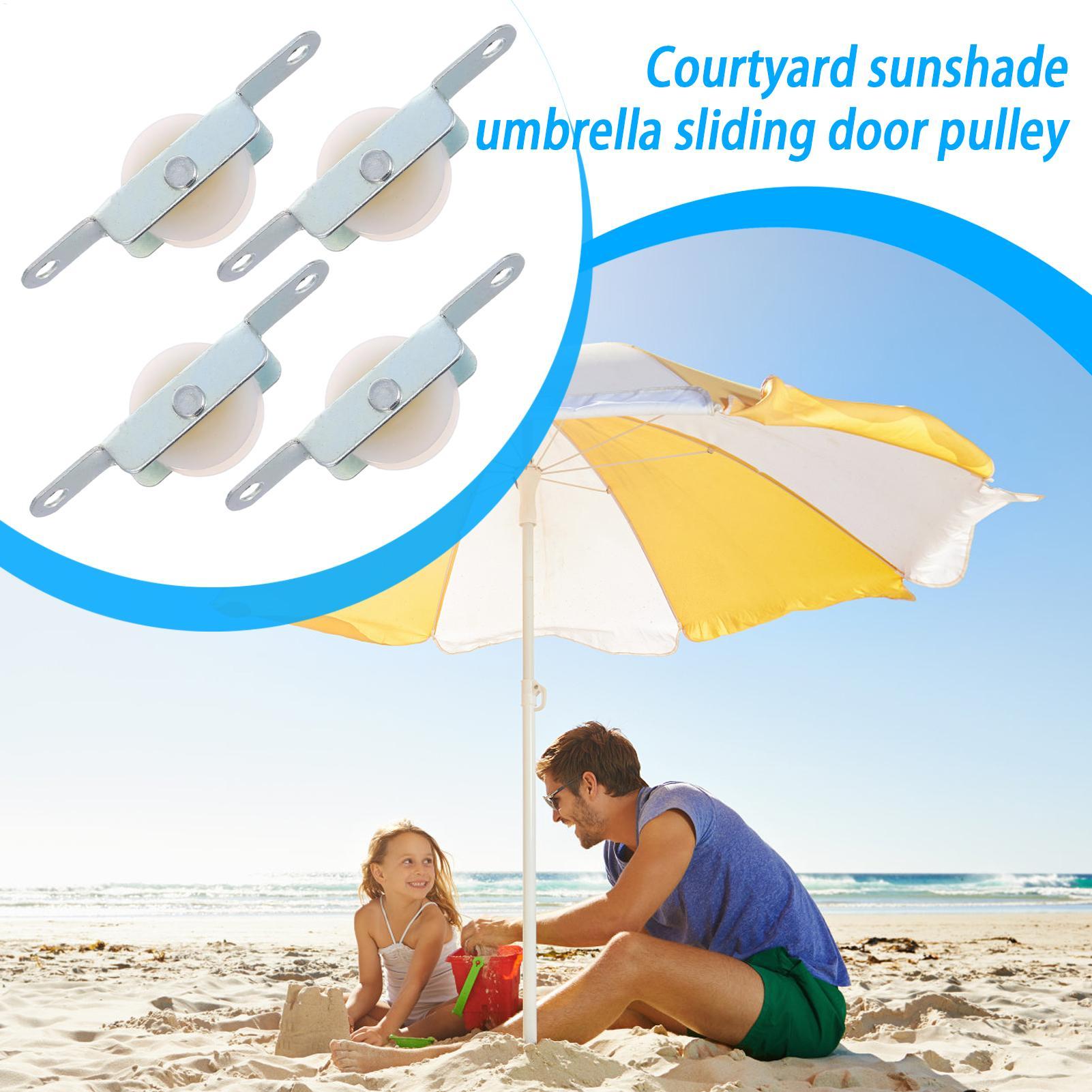 4pcs Patio Umbrella Rope Pulle - Outdoor Furniture Umbrella ulasan dan harga
