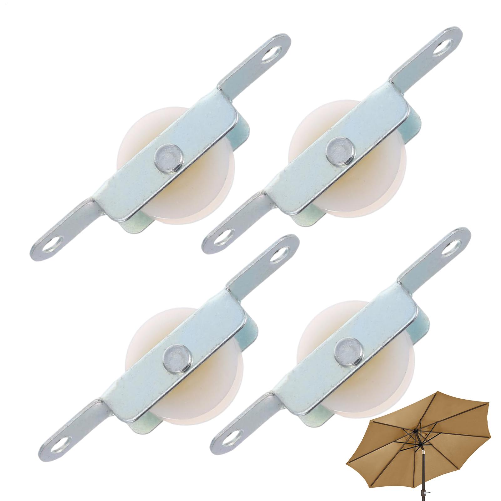 4pcs Patio Umbrella Rope Pulle - Outdoor Furniture Umbrella ulasan dan harga