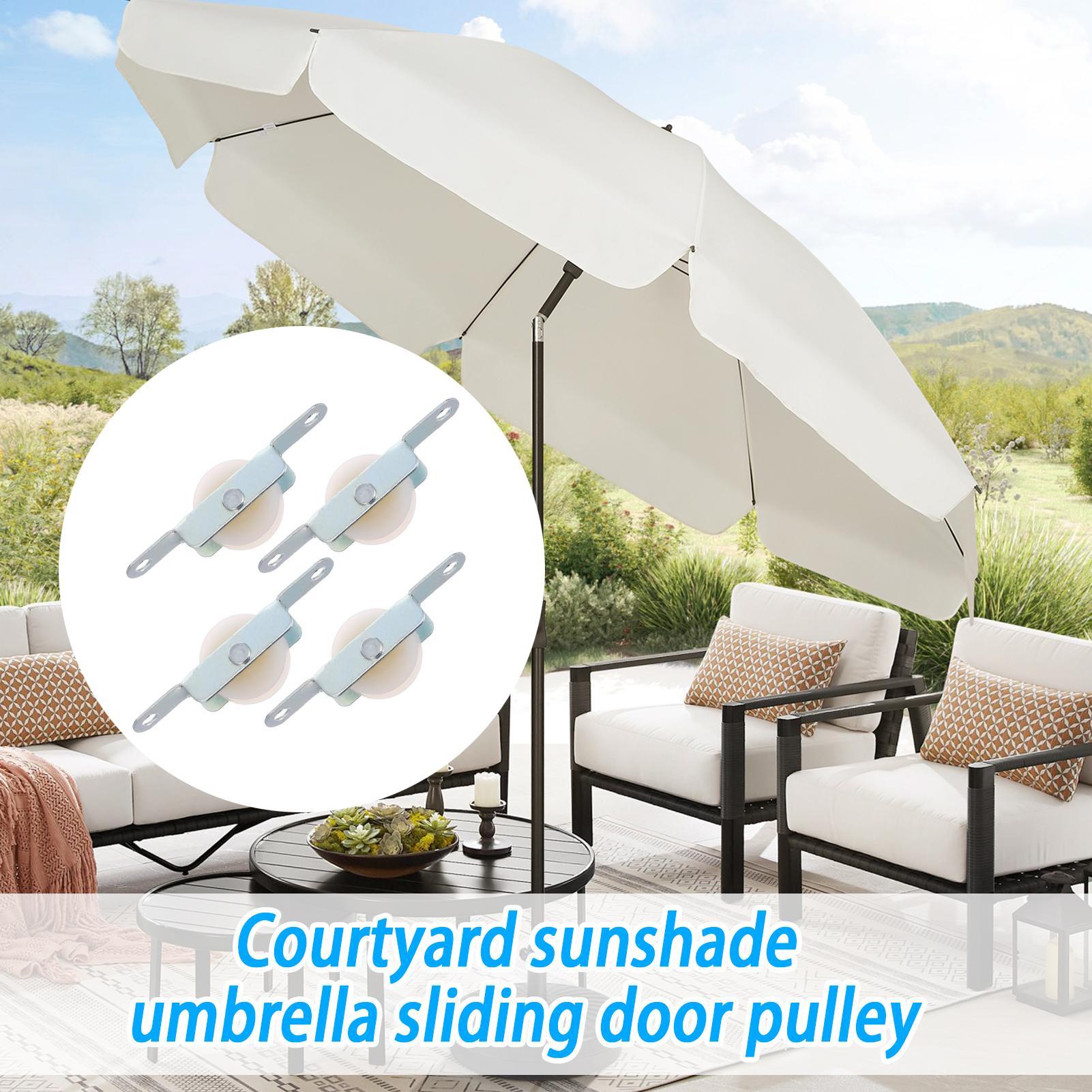 4pcs Patio Umbrella Rope Pulle - Outdoor Furniture Umbrella ulasan dan harga