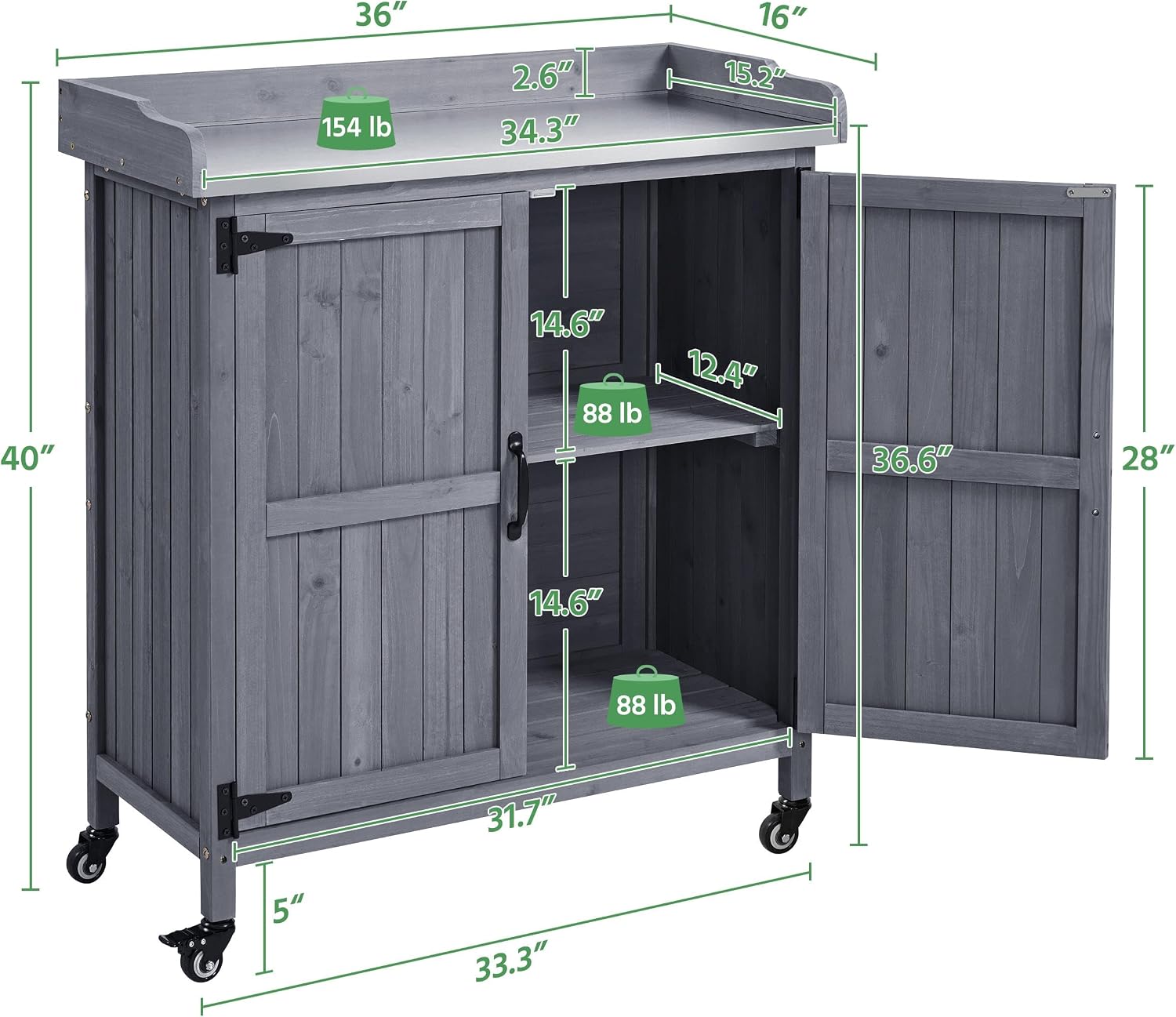 Outdoor Garden Potting Bench T - Garden Bench Metal ulasan dan harga