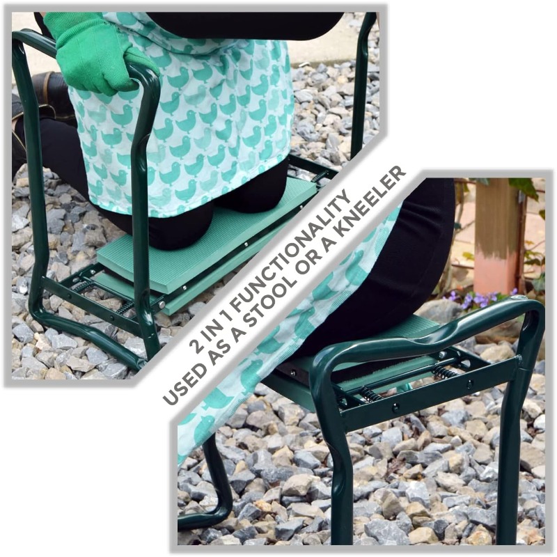 Garden Kneeler Folding Garden  - Garden Bench Metal ulasan dan harga