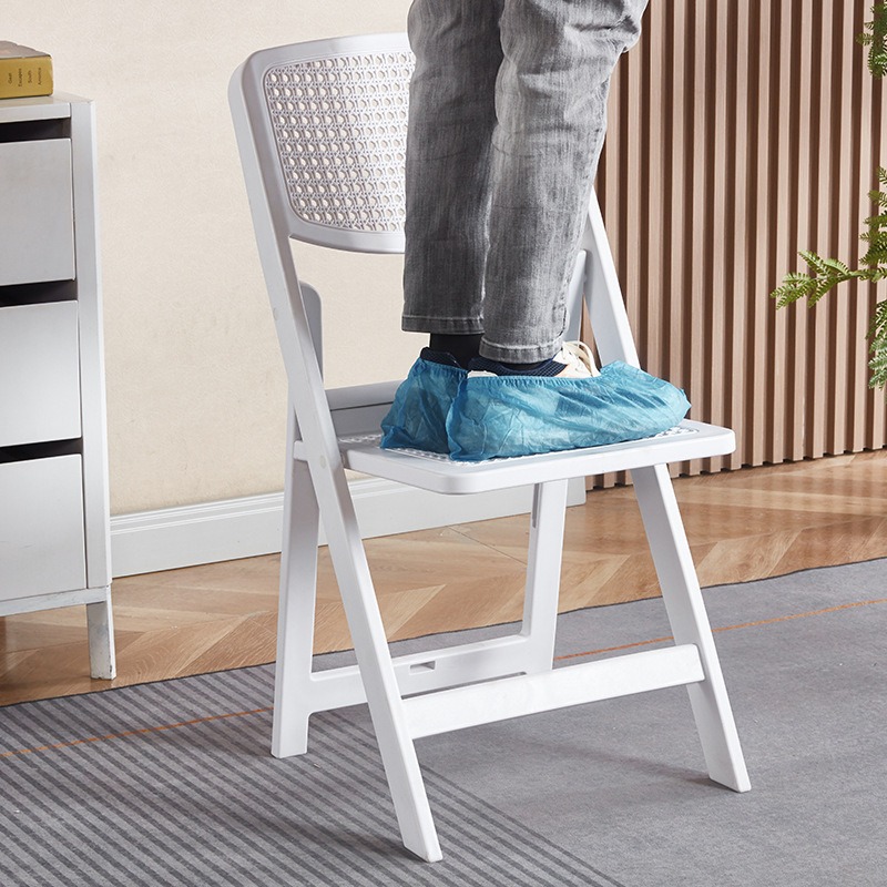 Foldable Chair Plastic Banquet - Outdoor Furniture Resin ulasan dan harga