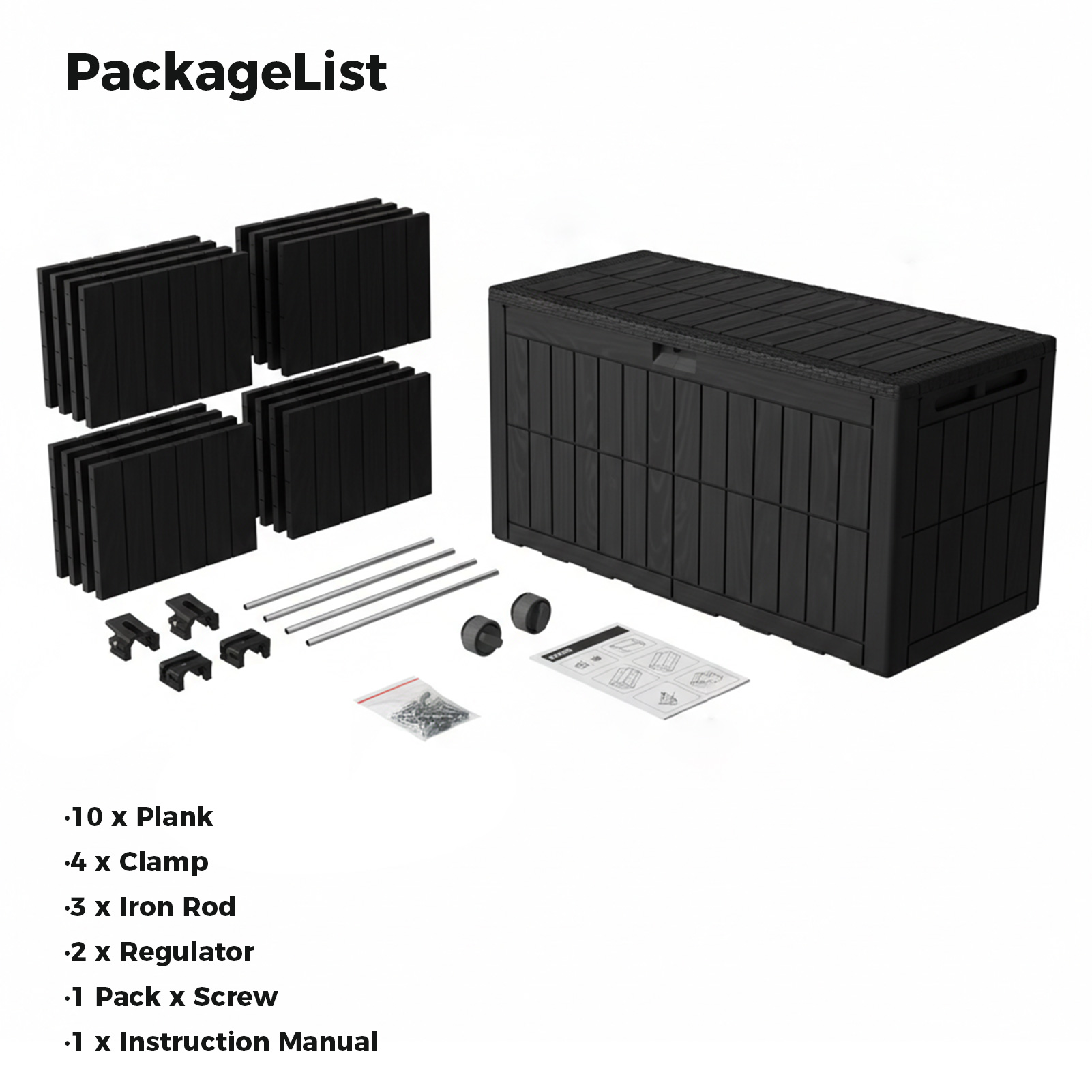100 Gallon Outdoor Storage Box - Outdoor Furniture Resin ulasan dan harga