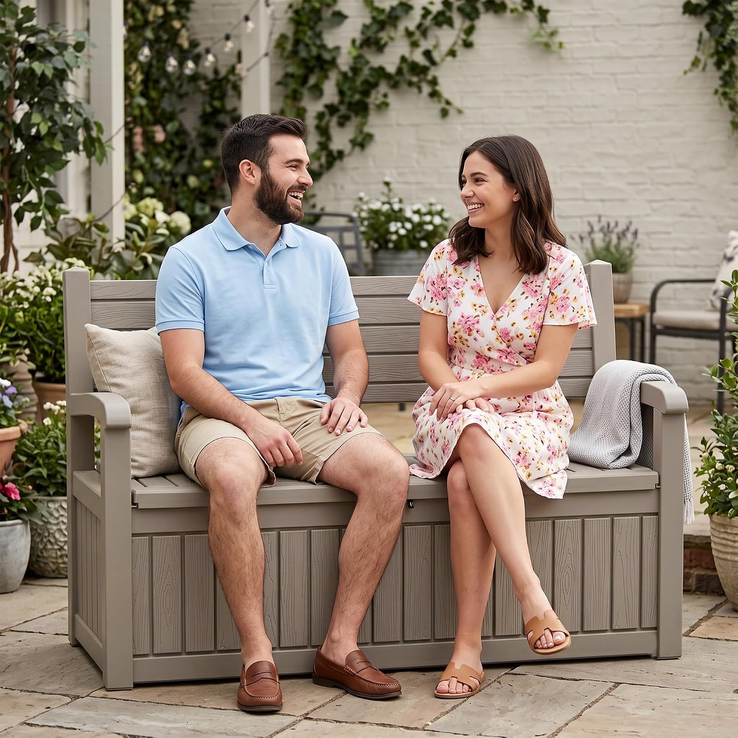 100 Gallon Outdoor Storage Ben - Outdoor Furniture Resin ulasan dan harga