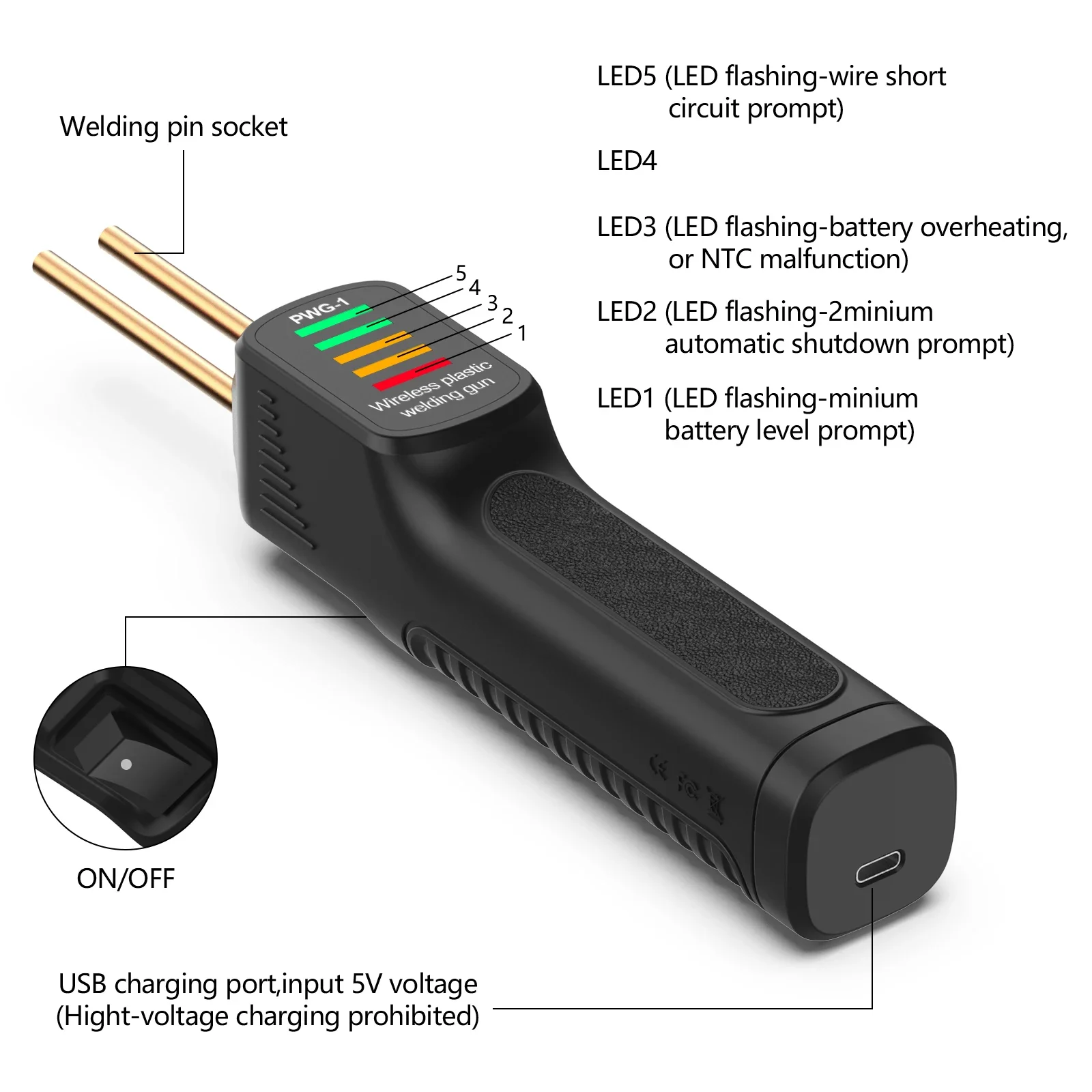 Cordless Plastic Welder Heat S - Outdoor Furniture Restoration ulasan dan harga